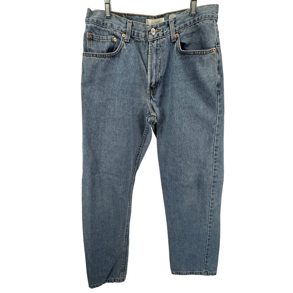 Levi's Other - VTG Levi's 505 Regular Fit Classic‎ Men's Blue Y2K Jeans Made in Egypt 33X32